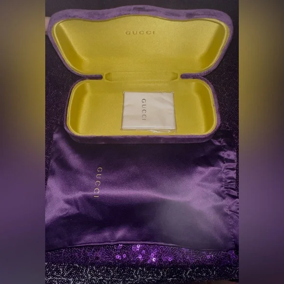 GUCCI SUNGLASSES - BRAND NEW / NEVER WORN Women's Orange /brown Sunglasses - Picture 5 of 6